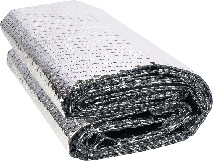 Storystore Aluminisierte Isolierfolie 60cm x 6m, 3mm Dicke Isolierung Dämmfolie Doppelseitige Alu-Lu