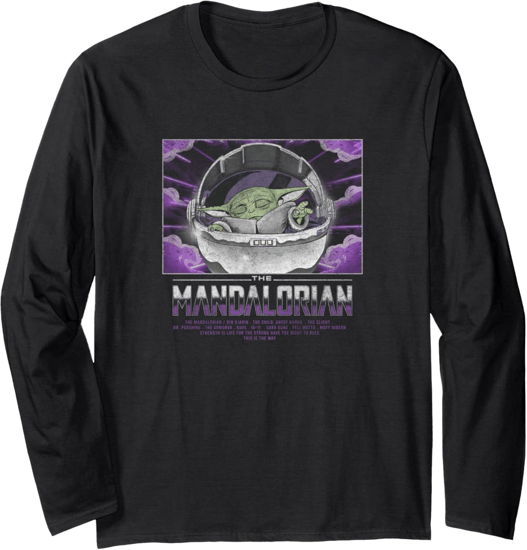 Star Wars The Mandalorian Child Light Langarmshirt