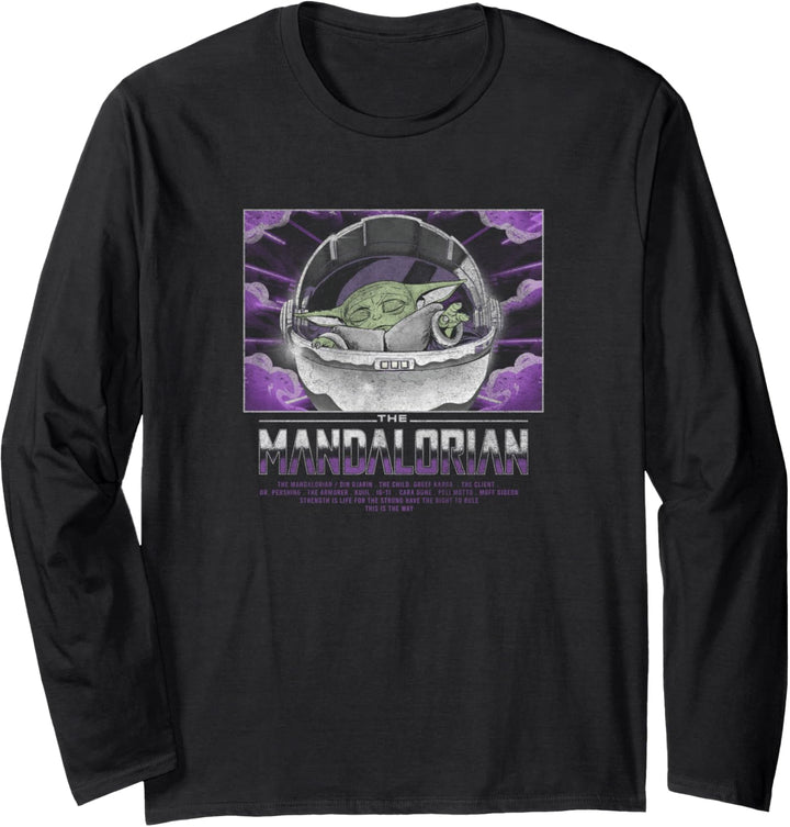Star Wars The Mandalorian Child Light Langarmshirt