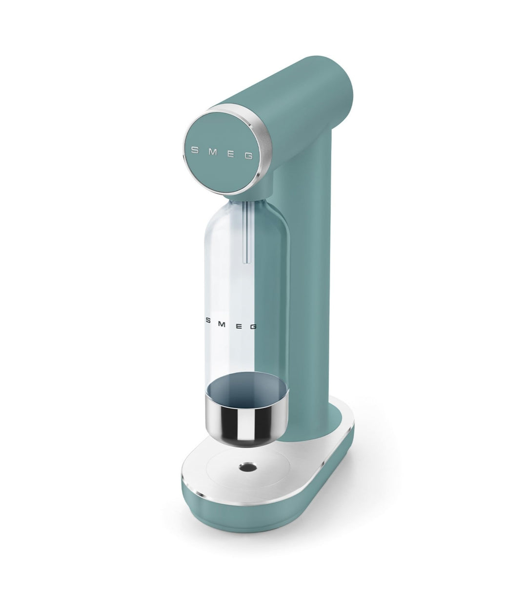 Smeg SKC01EGM Soda Maker, rutschfeste Füsse, platzsparendes Design, 800 ml, Smaragdgrün Einheitsgrös