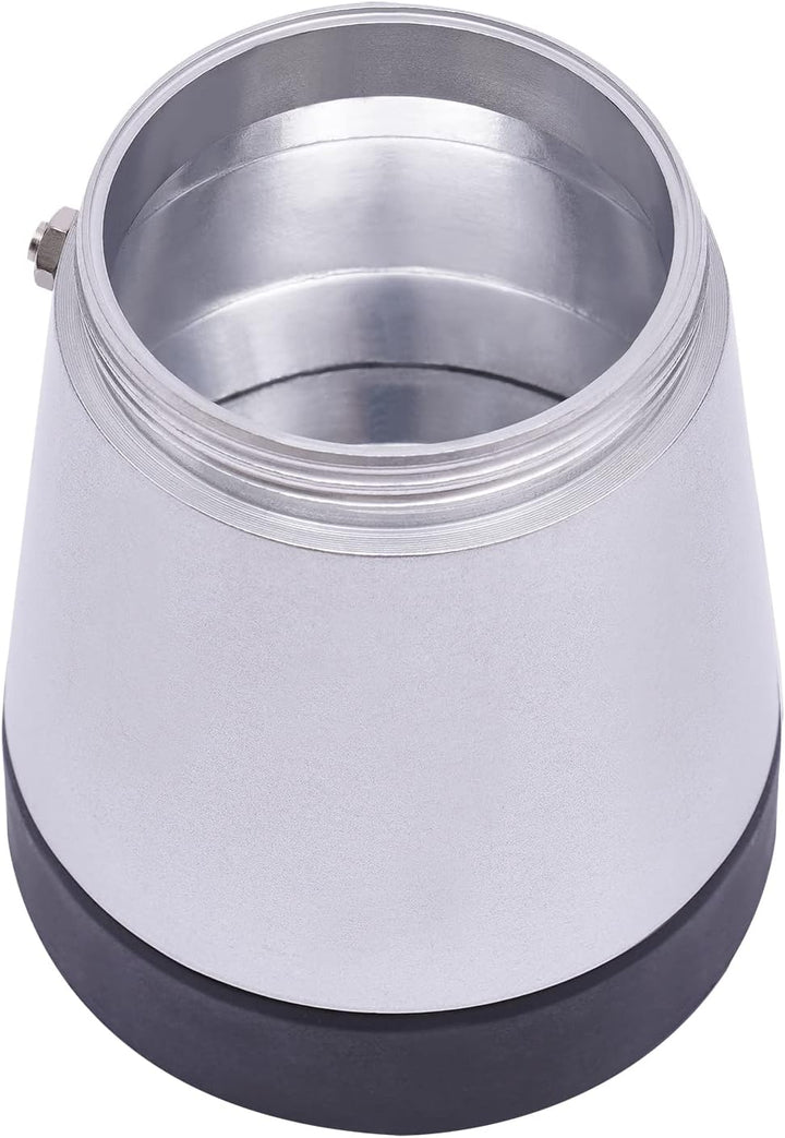 Espressokocher elektrisch für 6 Tassen,480W,tragbar, 300ml / 12.68oz Silbern, Silbern