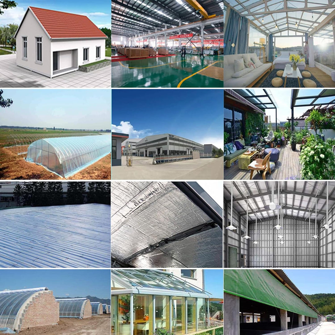 NIANTONG Isolierfolie Dämmfolie Selbstklebend Doppelte Alu-Luftpolsterfolie Perfekte Heizkörper Refl