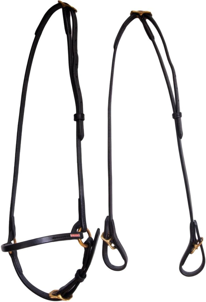 Karlslund Trense Classic Bridle, Brown Brass, k307-bro