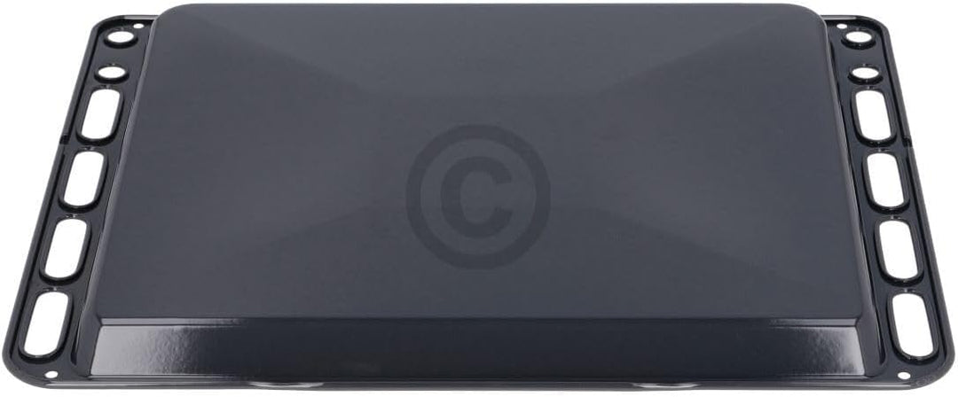 Backblech kompatibel mit smeg 480370571 schwarzes emailliertes Ofenblech Blech für Backofen