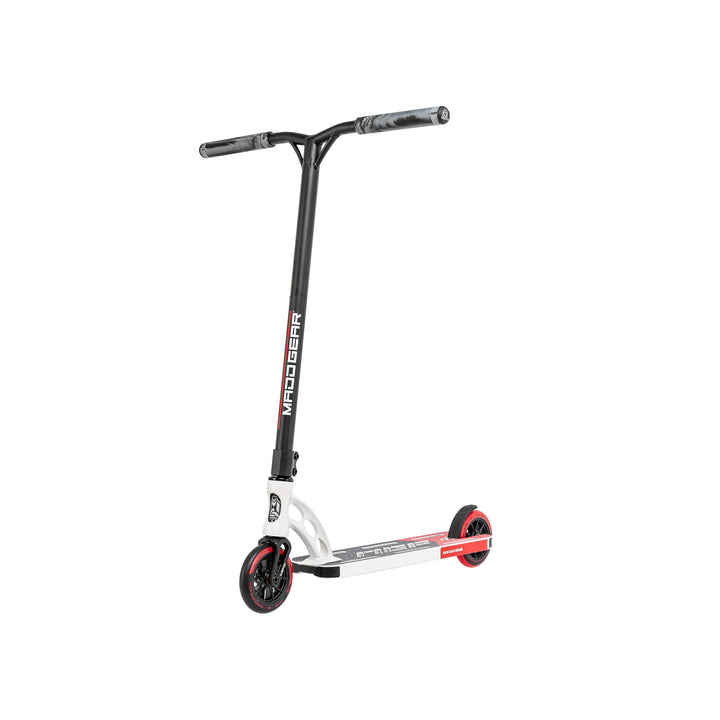 Madd Gear Unisex – Erwachsene Origin Team Stuntscooter Einheitsgrösse Weiss-Rot, Einheitsgrösse Weis