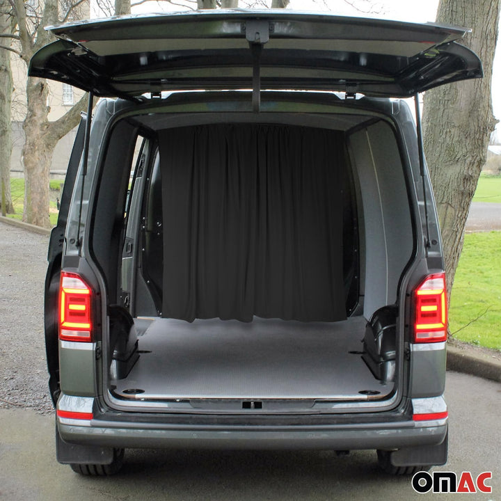 Autogardinen Fahrerhaus Mass Gardinen Camping Sonnenschutz Schwarz 160x180, Schwarz / Autogardinen F