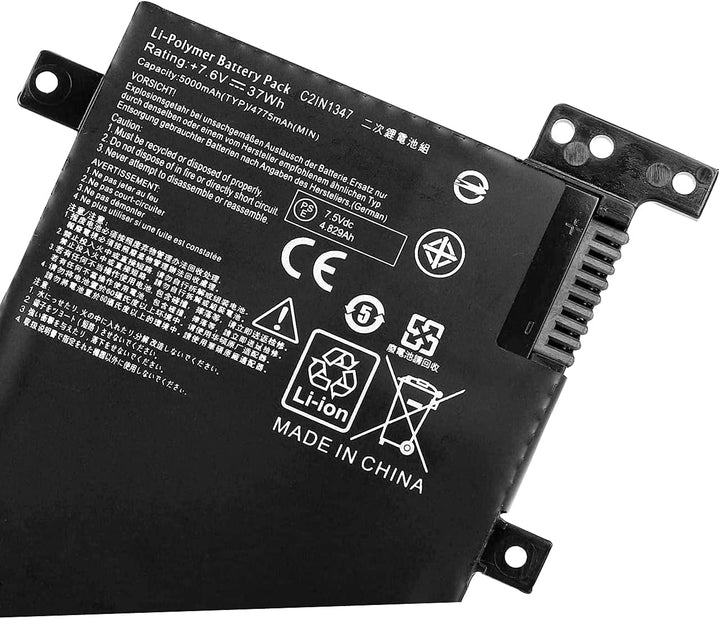 FengWings® C21N1347 Akku, 7.6V 5000mAh Ersetzen Für Asus A555 A555L F555 F555LD F555LJ K555 K555L K5