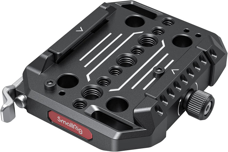 SMALLRIG Drop-in Camera Baseplate，Adapter für Manfrotto 501PL Style, Clamp mit Anti-Fall- und weiten