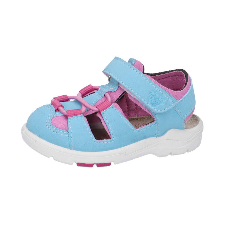 RICOSTA Kinder Sandalen Gery von Pepino, Weite: Mittel (WMS),waschbar 22 EU Rosa Türkis, 22 EU Rosa