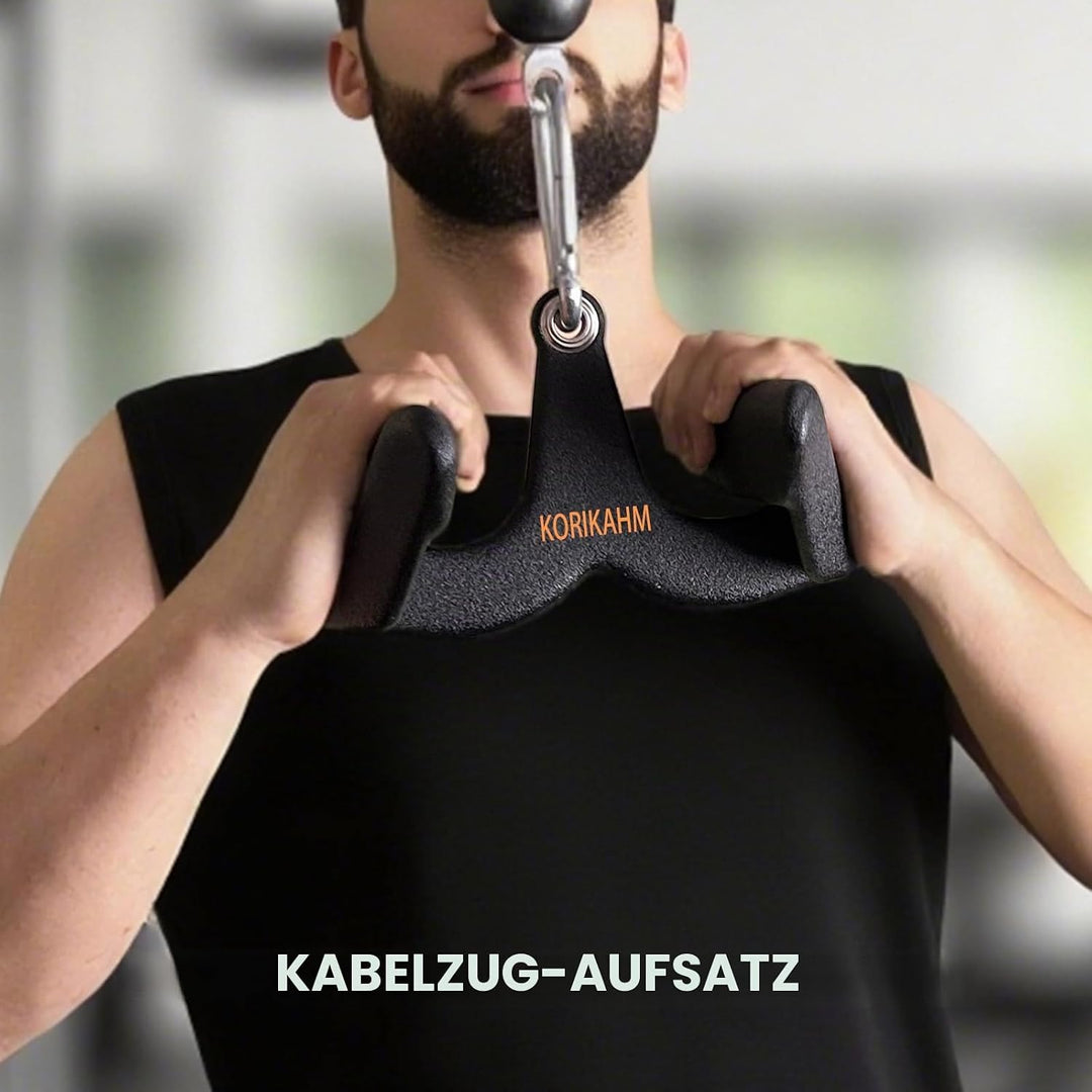 Ergonomic Design Lat Pull down Bar Grip Handle, Lat Pulldown Attachments, Strength Trainer for Athle