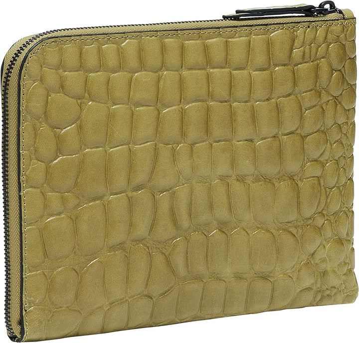 Liebeskind Damen Pb Croco Ipad Laptop/Tablet Case Matcha, Matcha