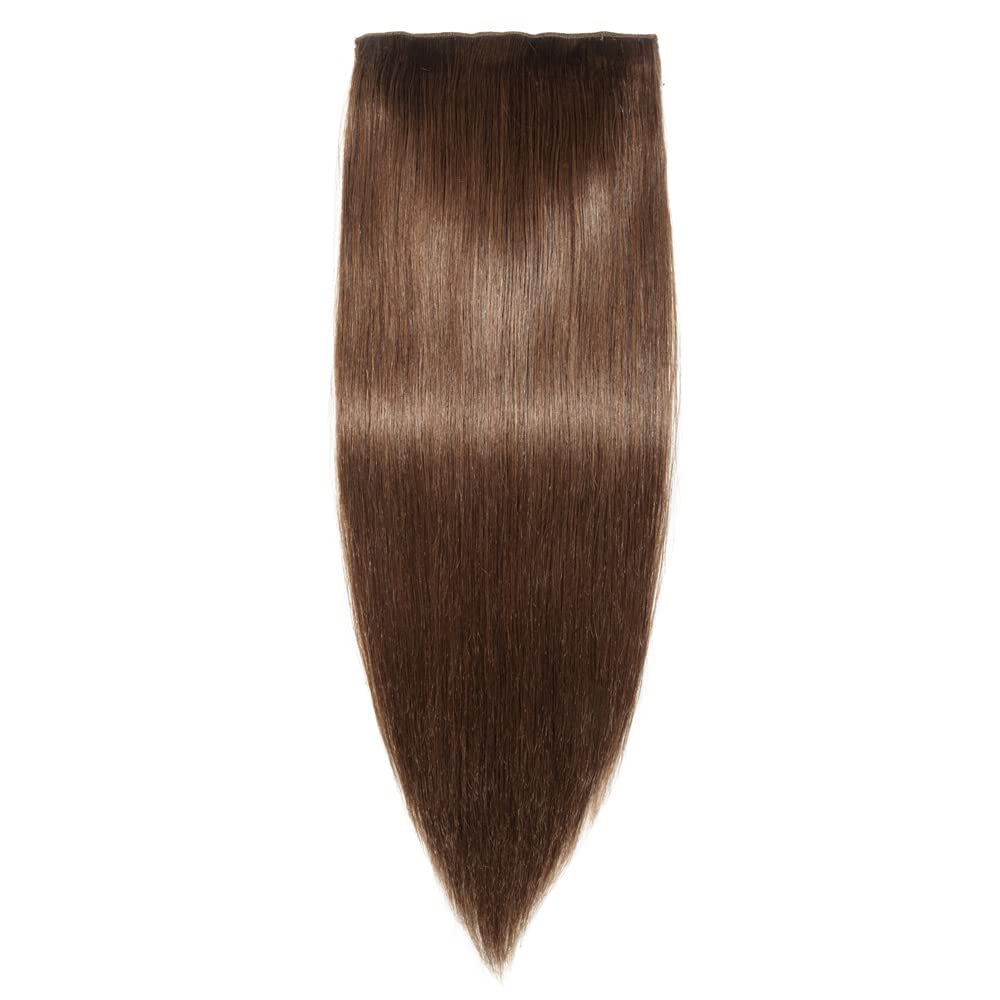 SEGO Clip in Extensions Echthaar 8 Tressen Doppelt Tressen Haarverlängerung 100% Remy Human Haar für
