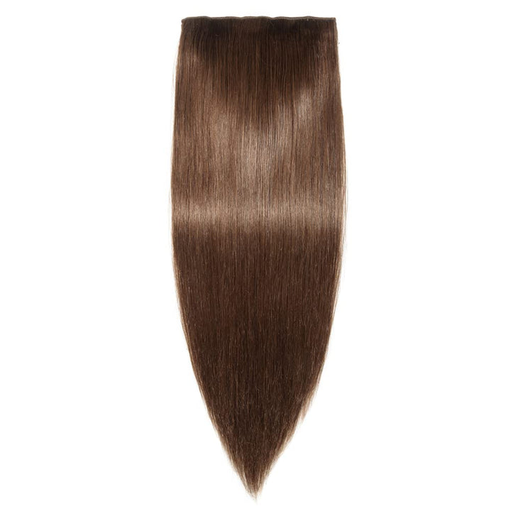SEGO Clip in Extensions Echthaar 8 Tressen Doppelt Tressen Haarverlängerung 100% Remy Human Haar für