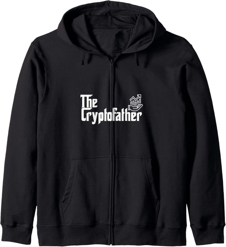 The Crypto Father Funny Cryptocurrency Trader Dad Gift Kapuzenjacke