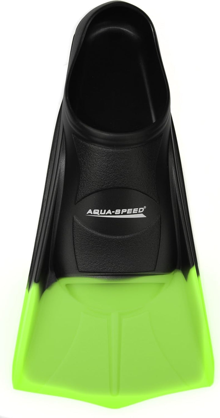 Aqua Speed High Tech Kurzflossen für Erwachsene und Kinder + Rucksack ULTRAPOWER #Swim Bag | Schwimm