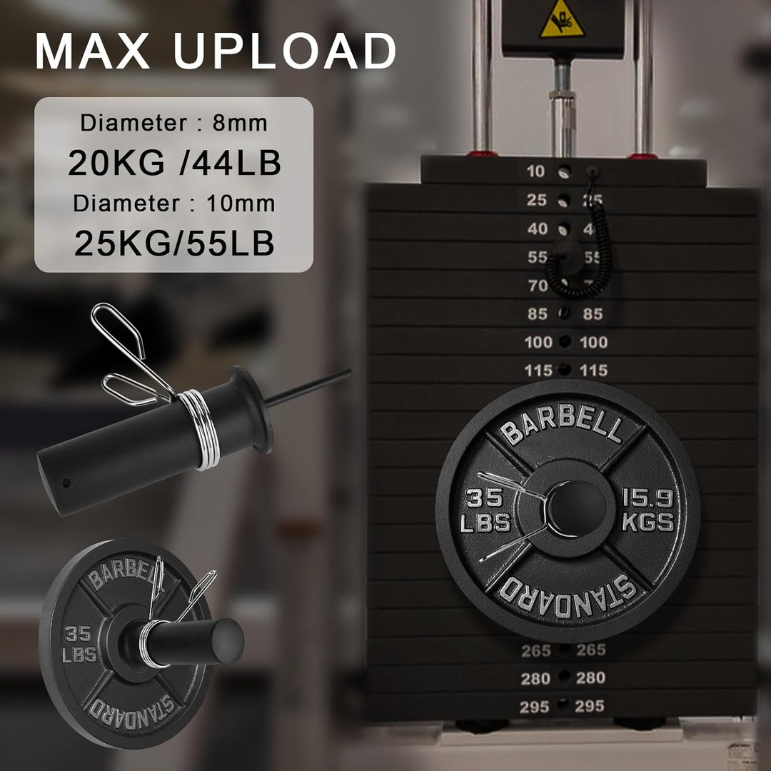 Gym Pin Weight Stack Pin Ersatz Gewicht Pin für Zusatzgewicht Gym Pin Länge 110mm Durchmesser 8mm Ge