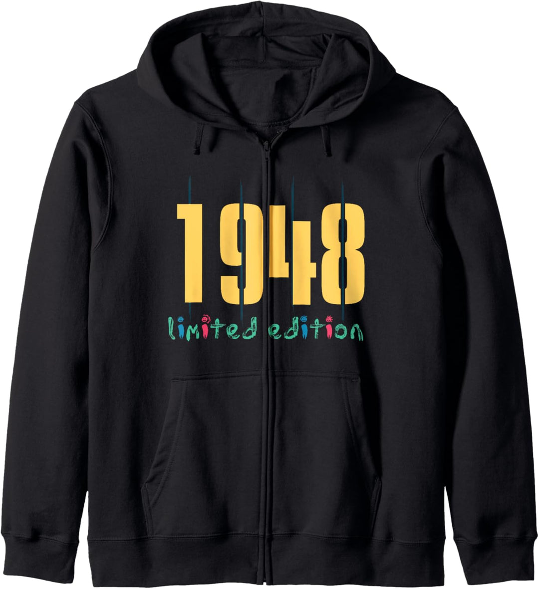 76. Geburtstag Mann Frau 76 Jahre 1948 Deko Lustig Geschenk Kapuzenjacke