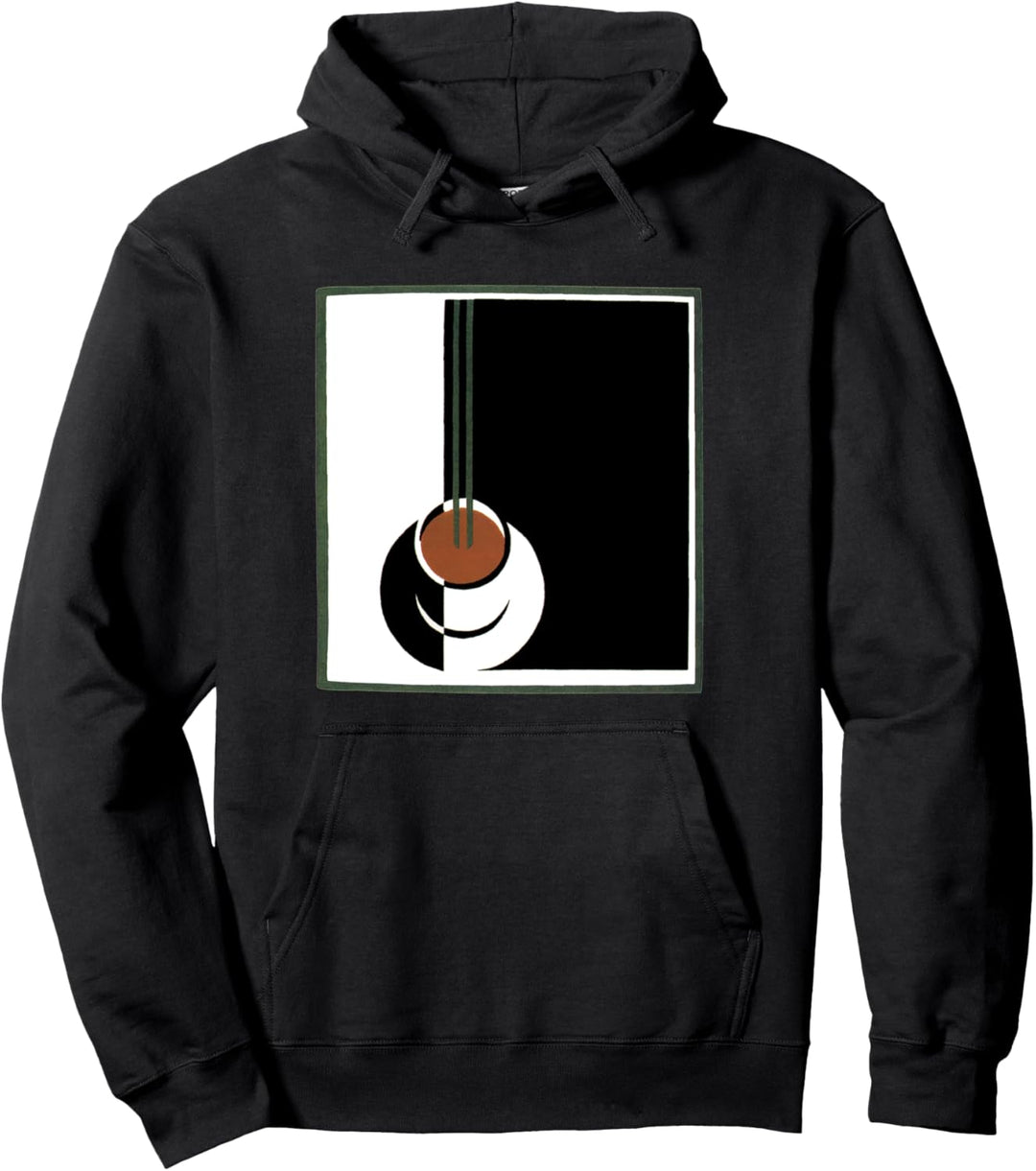Tasse Kaffee im Art-Deco-Stil Pullover Hoodie