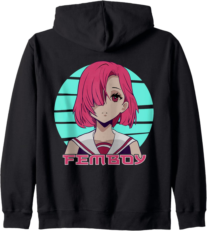 Anime Femboy Anime Crossdressing Jungen Crossdressing Kapuzenjacke
