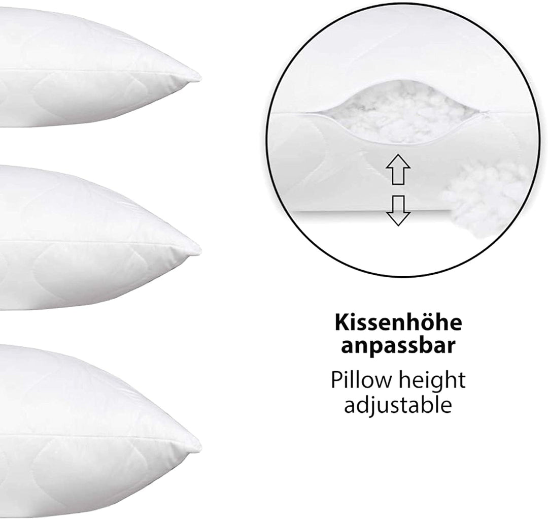 Siebenschläfer Mikrofaser Kopfkissen (80 x 80 einzeln), 80 x 80 einzeln