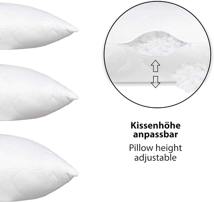 Siebenschläfer Mikrofaser Kopfkissen (80 x 80 einzeln), 80 x 80 einzeln