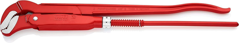 KNIPEX Rohrzange S-Maul, Chrom-Vanadium, rot pulverbeschichtet, 570 mm, 83 30 020 570 mm, Spannweite