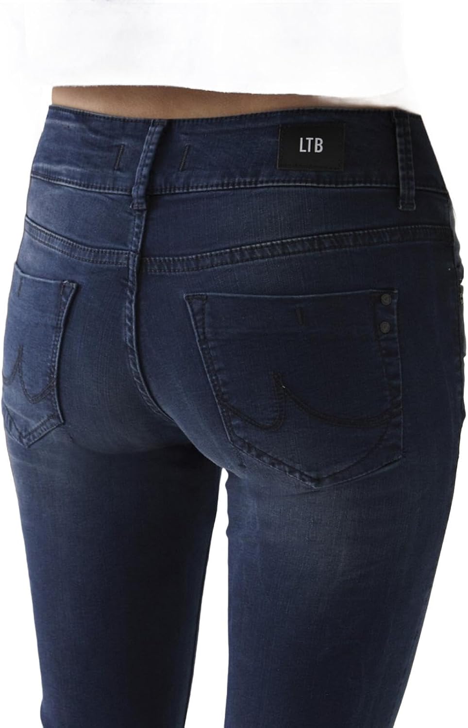 LTB Jeans - Damen - Molly - Low Waist - Slim Fit Jeans - Hosen 24W / 30L Sueta Wash 52942, 24W / 30L