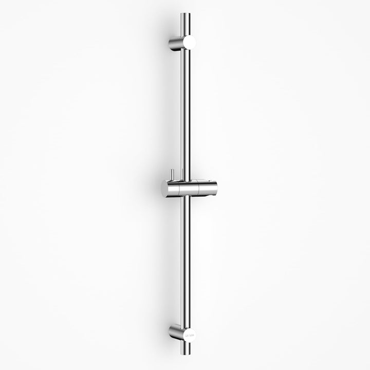 DETBOM Edelstahl Brausestange 70cm,Duschstange mit Duschkopfhalterung 360°Drehbar und Verstellbar,Br