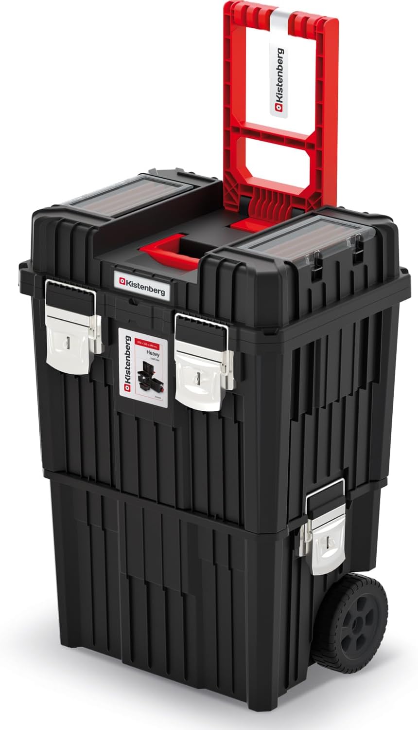 Kistenberg 2 in 1 Werkzeugtrolley Werkzeugkiste Werkzeugkasten Werkstattkoffer Rollende Werkstatt (K