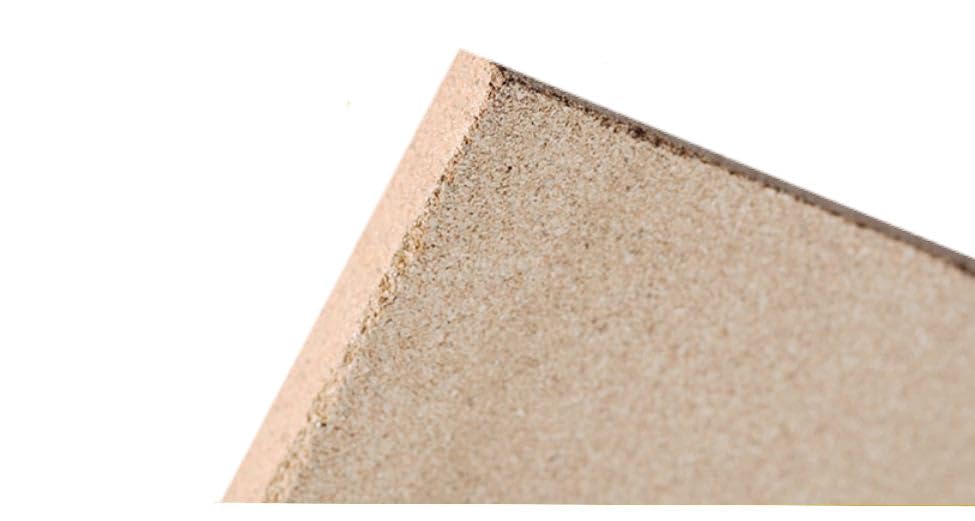 Vermiculite-Platte | Brandschutzplatte 400x300x20mm | Schamott-Ersatz