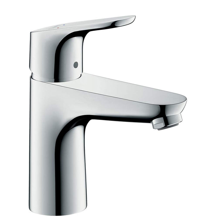 hansgrohe Wasserhahn Focus (Armatur mit Auslauf Höhe 100mm ohne Ablaufgarnitur) Chrom, Chrom