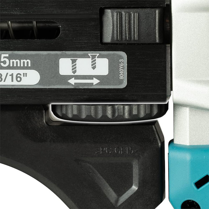 Makita DFR551RTJ Akku-Magazinschrauber 18V / 5,0 Ah, 2 Akkus + Ladegerät im MAKPAC, Blau