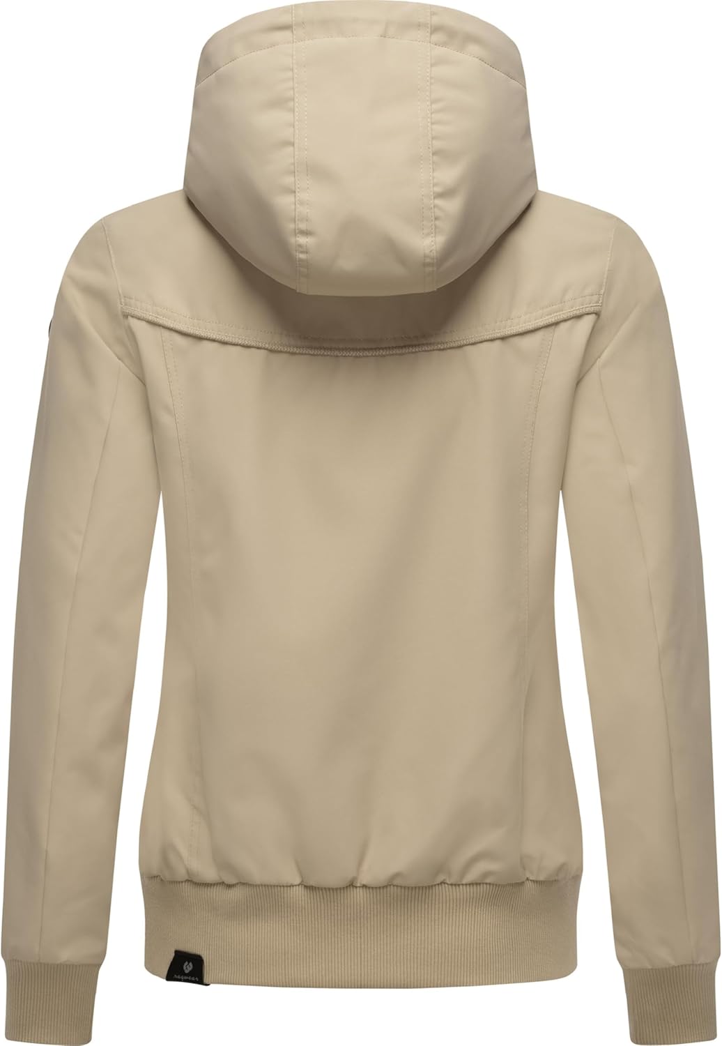 Ragwear Damen Übergangjacke wasserdicht (Wassersäule: 4.000 mm) leichte Jacke kurz mit abnehmbarer K