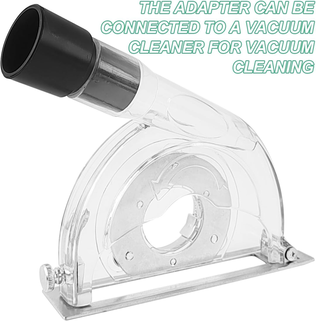 Absaughaube Winkelschleifer 125mm/100mm/150mm, mit Sechskantschlüssel und Unterlegscheiben, Winkelsc