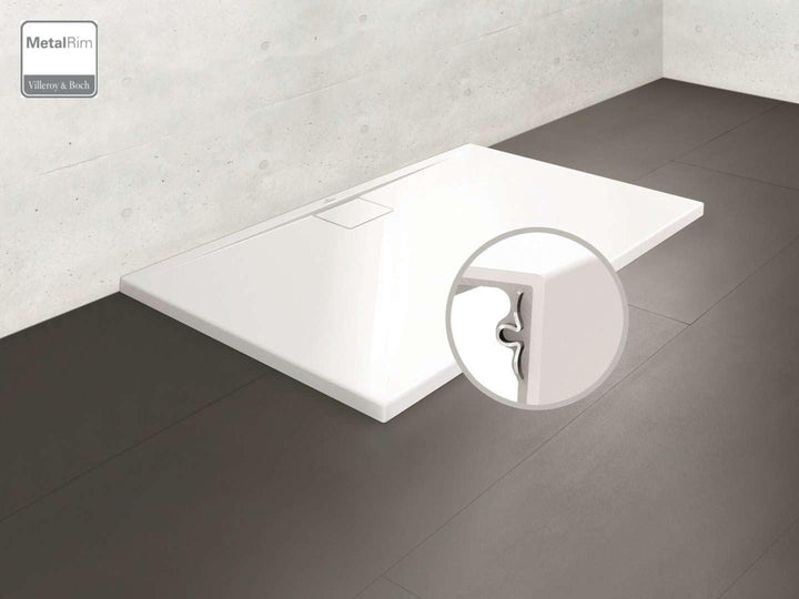 Villeroy + Boch Architectura Duschwanne (1080ARA215) MetalRim 1000x800x15mm weiss alpin, DA1080ARA21
