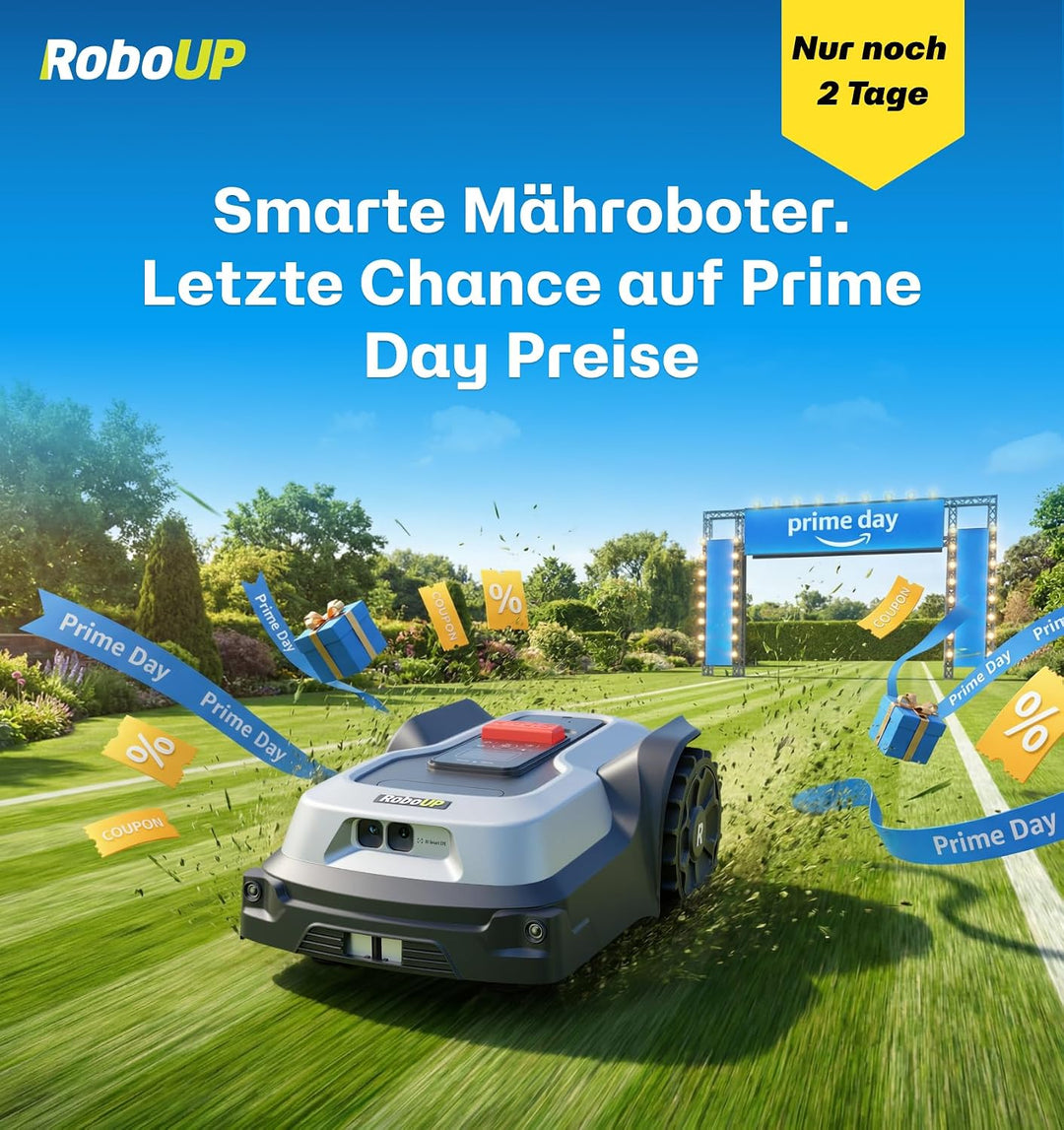 Mähroboter ohne Begrenzungskabel T600, Max. 800㎡, Automatische Kartierung, Kartenerweitern ohne Neum