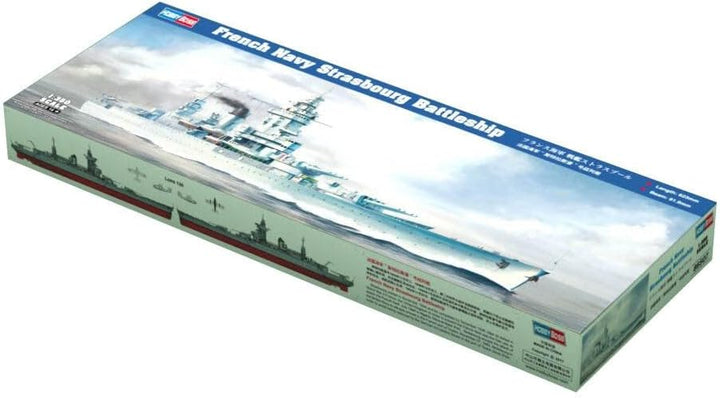 Hobby Boss 086507 French, Navy 1/350 FS Strasbourg, Small