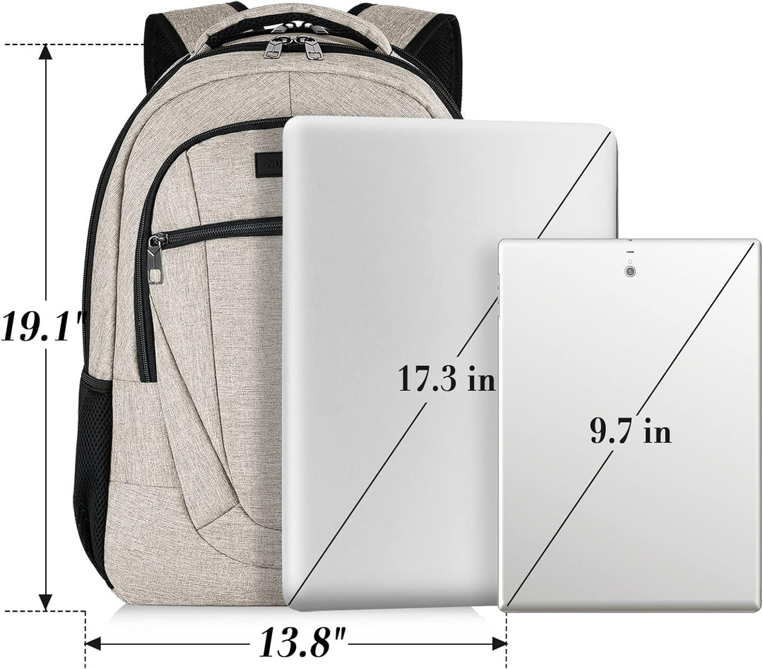 BIKROD Rucksack Herren und Damen, Schulrucksack Jungen Mädchen Teenager, Wasserdicht Rucksack | 17.3