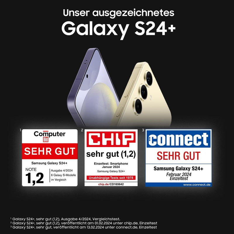 Samsung Galaxy S24+ AI Smartphone, Android-Handy ohne Vertrag, 12 GB RAM, 512 GB Speicher, 50-MP-Kam