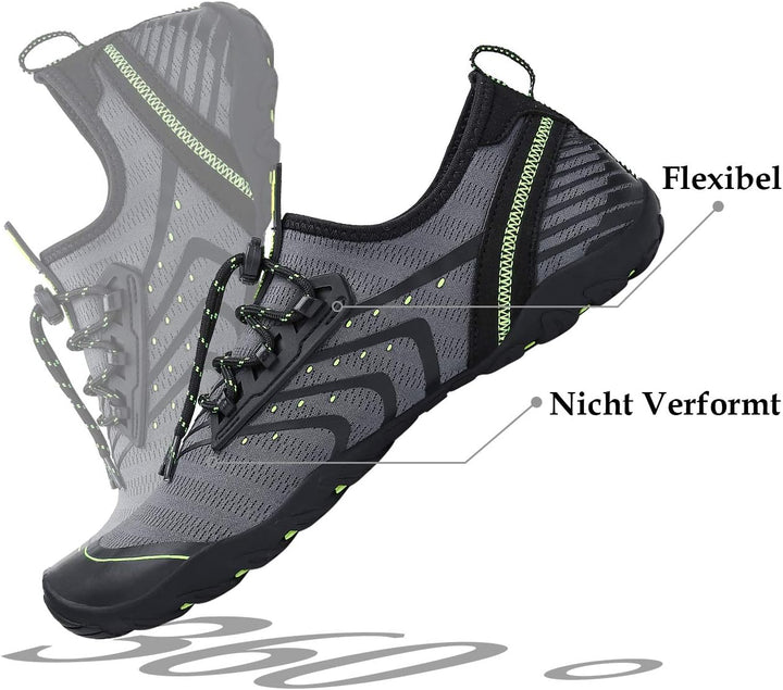 SAGUARO Badeschuhe für Herren Damen - 7/9 Drainagelöcher Schnelltrocknende rutschfest, Gr 35-48 42 E