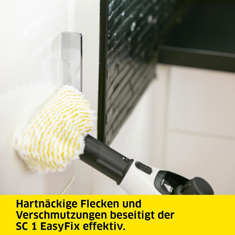 Kärcher Dampfreiniger SC 1 EasyFix, Dampfdruck: 3 bar, Aufheizzeit: 3 min., Leistung: 1.200 W, Fläch