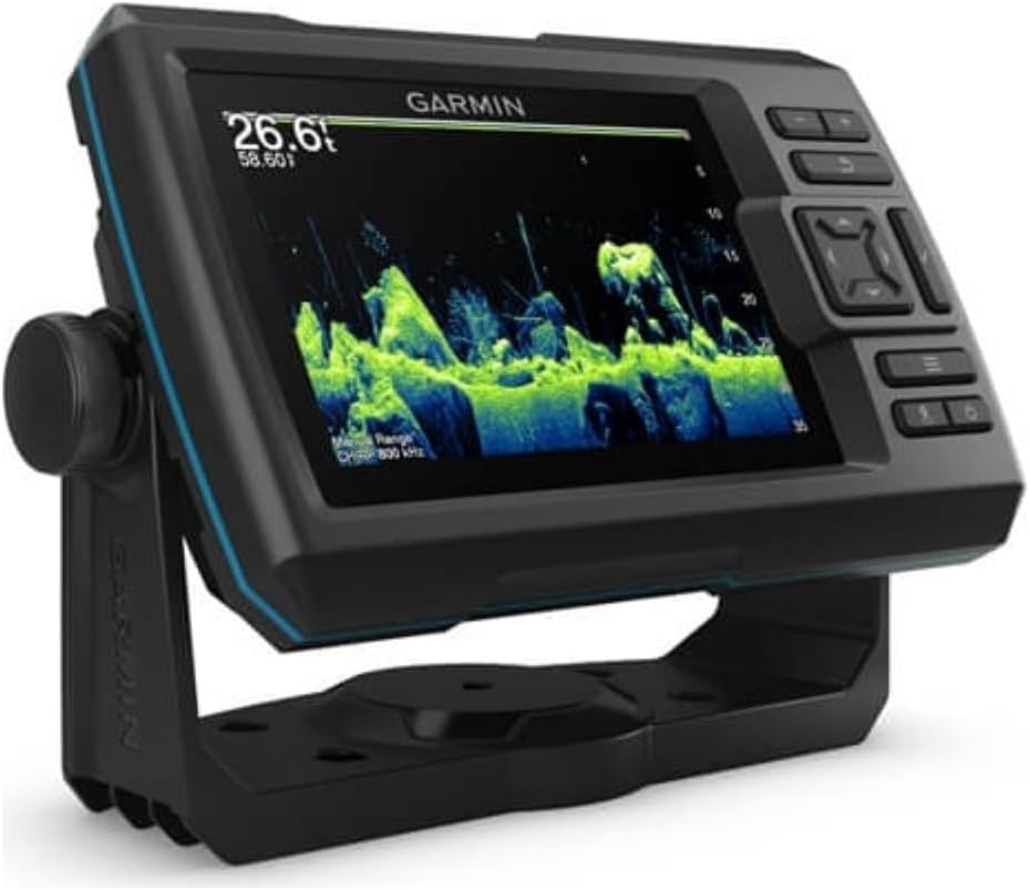Striker Vivid Fischfinder Displaygrösse 5 Zoll, Echolot integriertes Chirp und ClearVü, einschliessl