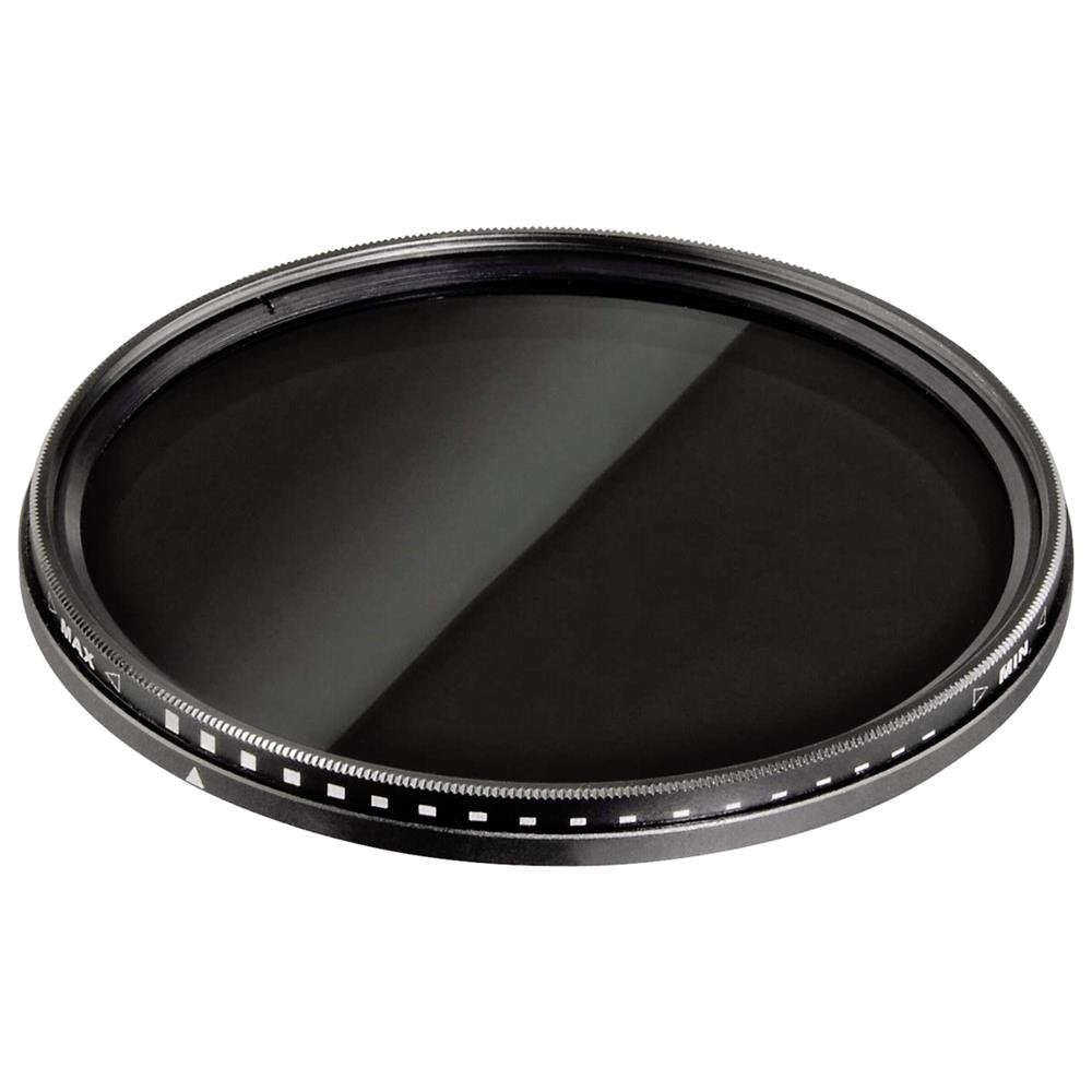 Hama Vario Graufilter, 2-fach Vergütung, Für 72 mm Foto-Kameraobjektive, ND2-400, 72 mm