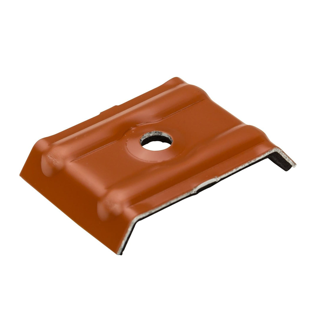 100x Kalotten Trapezblech Profilbleche Trapezform 35/207 Aluminium mit EPDM-Dichtung - kupferbraun (