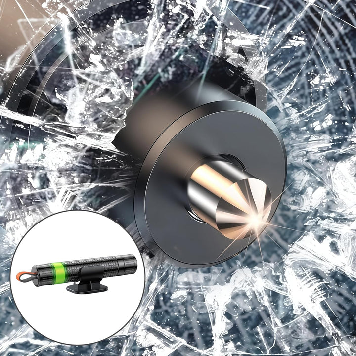 2 In 1 Gurtschneider Notfallhammer Mini, 3 Stück Nothammer Auto mit Gurtschneider, Notfallhammer Aut