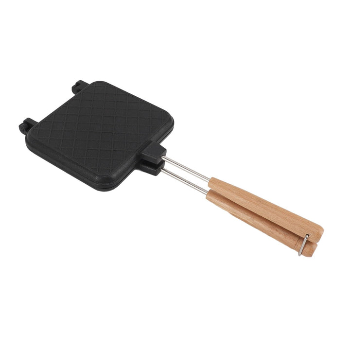 Doppelseitiger Sandwichmaker, Flip-Bratpfanne, Frühstückstoaster für Gasherd, Induktionsherd, 6,1 X