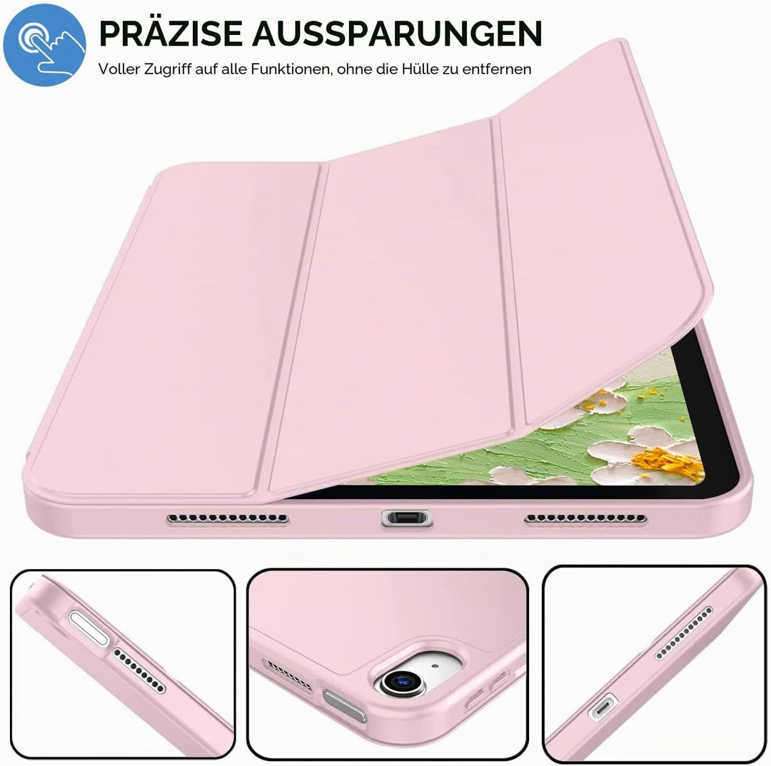 Hülle für iPad 11. Generation A16 2025 / iPad 10. Generation 2022 (10.9/11 Zoll) mit Stifthalter, Tr