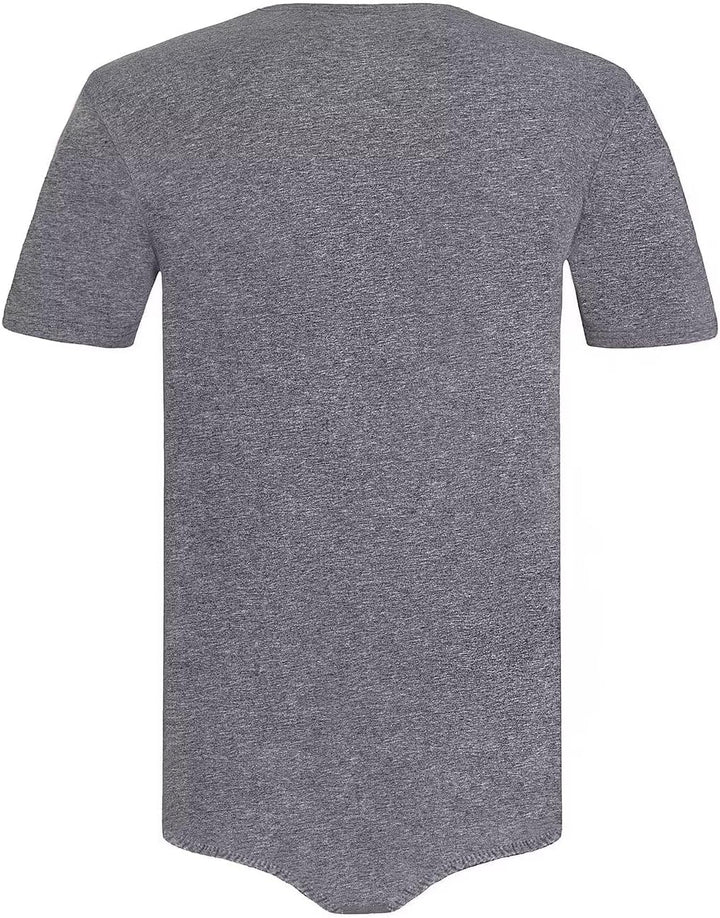 Landofgenie Männer Kurzarm Strampler Pyjama Bodysuit One Piece Strampler Grau XL, Grau XL