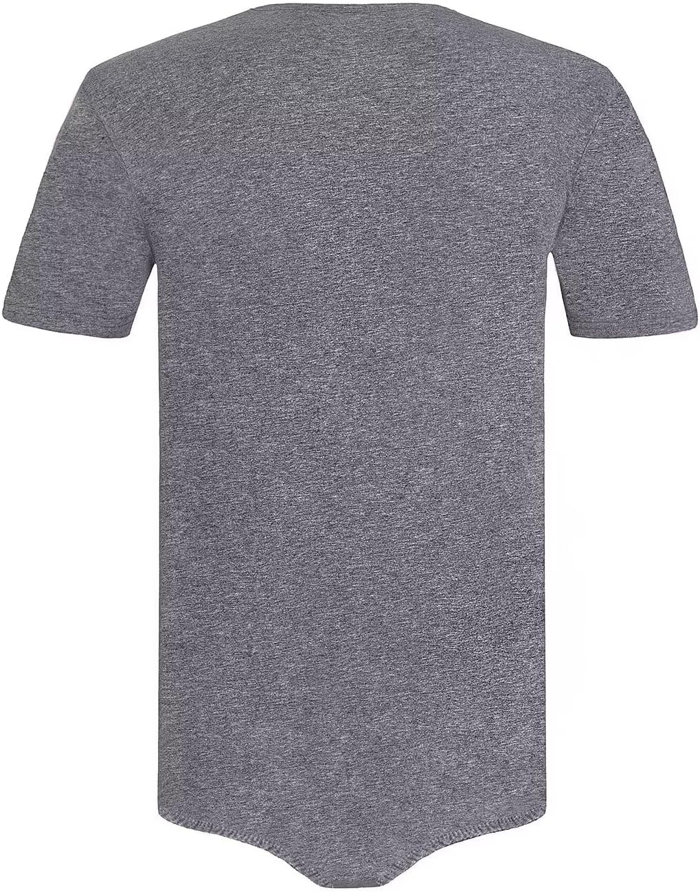 Landofgenie Männer Kurzarm Strampler Pyjama Bodysuit One Piece Strampler Grau XL, Grau XL