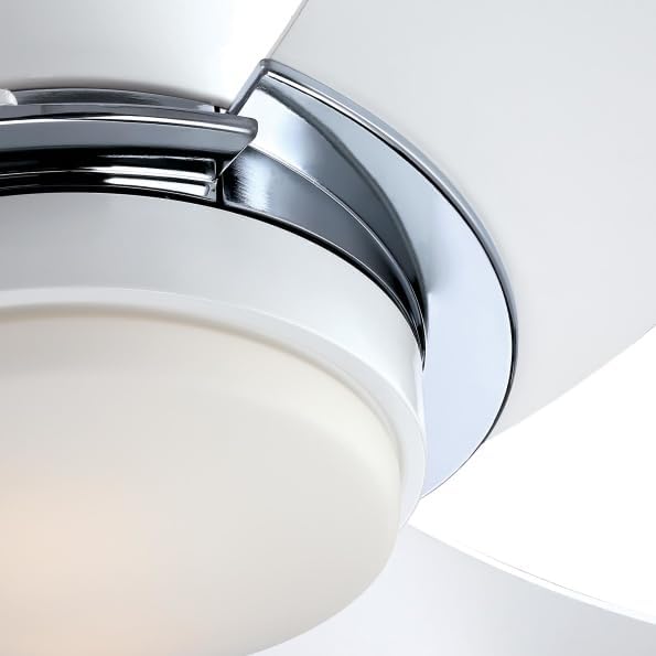 73040 Simone, moderner 122 cm LED-Deckenventilator mit Beleuchtung von Westinghouse Lighting, Ausfüh
